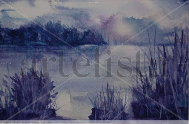 isla nocturna Watercolour Paper Landscaping