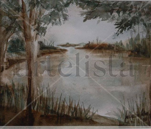 paisajes de isla Watercolour Paper Landscaping