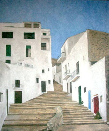 Dalt Vila Oil Canvas