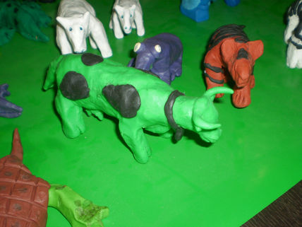 Figuras en plastilina
