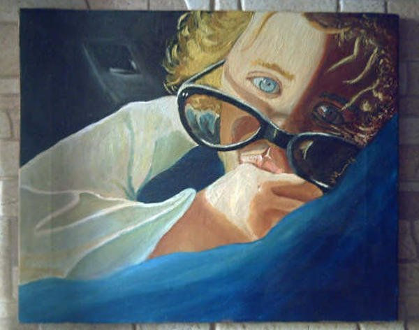 Maura Oil Canvas Portrait