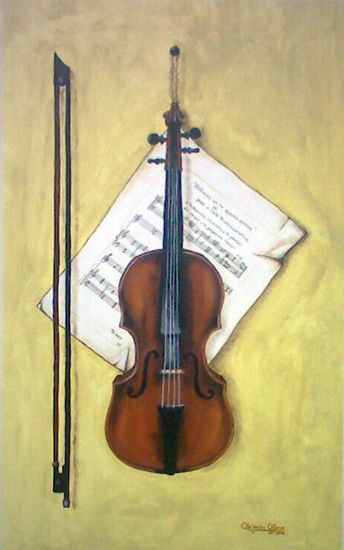 El Violín Acrylic Canvas Others