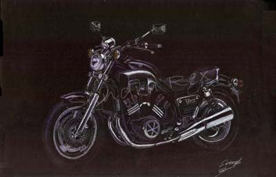 Yamaha Vmax Pencil