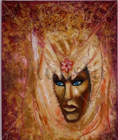 carnaval 2 Oil Canvas Figure Painting