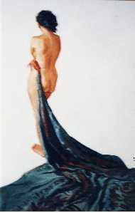 Figura de Espaldas Oil Canvas