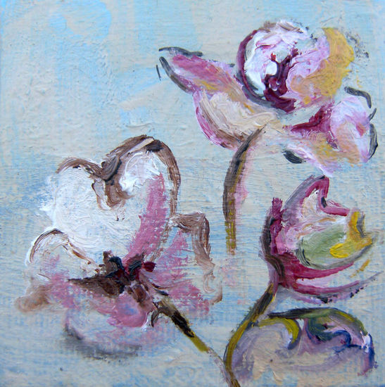 Armonia I_09 Oil Canvas Floral Painting