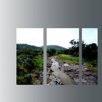 Río en ventana