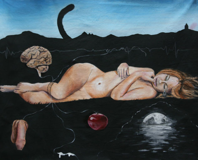 Sin Titulo Acrylic Canvas Portrait