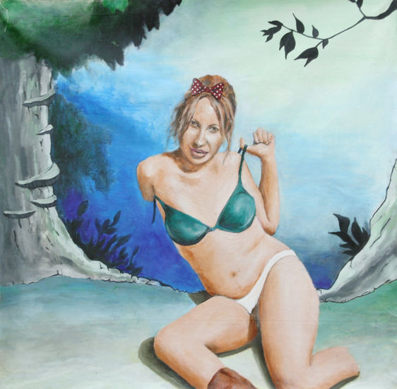 sin titulo Acrílico Lienzo Retrato