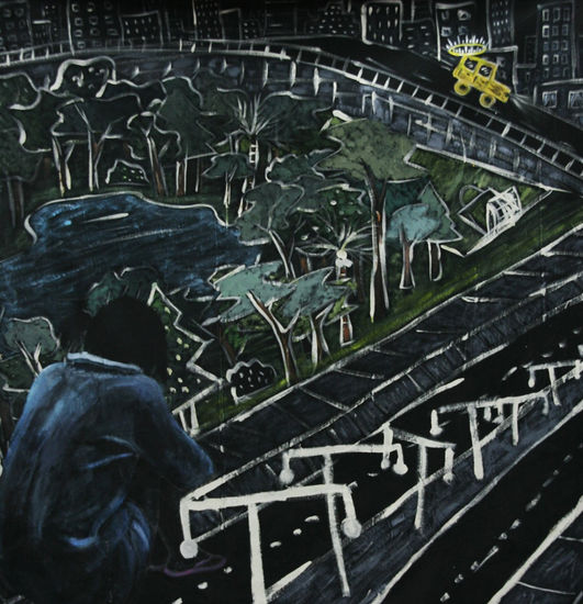 sin titulo Acrylic Canvas Portrait