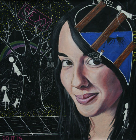 sin titulo Acrylic Canvas Portrait