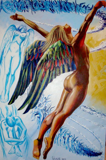 El ejercito de Gala Oil Canvas Nude Paintings