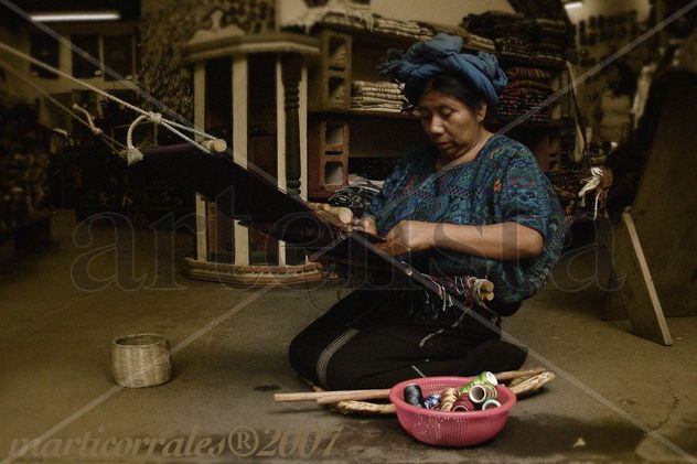 Tejedora maya