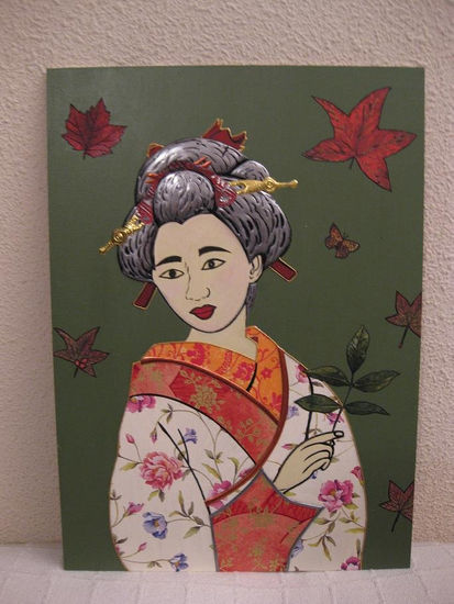 Geisha Media Mixta Tabla Figura