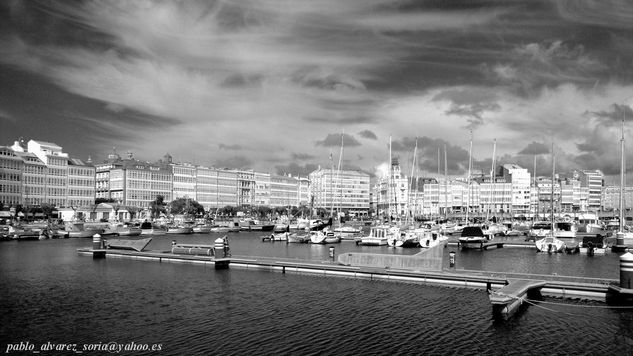 PUERTO DE A CORUÑA: LA MARINA III Arquitectura e interiorismo Blanco y Negro (Digital)