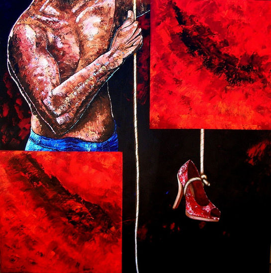 Dualidad II Acrylic Canvas Figure Painting