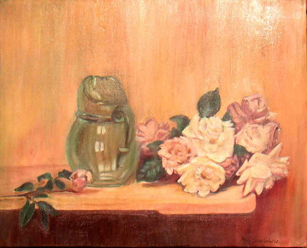 Romántico Oil Canvas Still Life Paintings