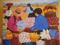 PERUANAS RECOGIENDO FLORES