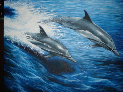 Rompiendo las olas