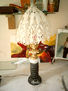 retrato escultura lampara