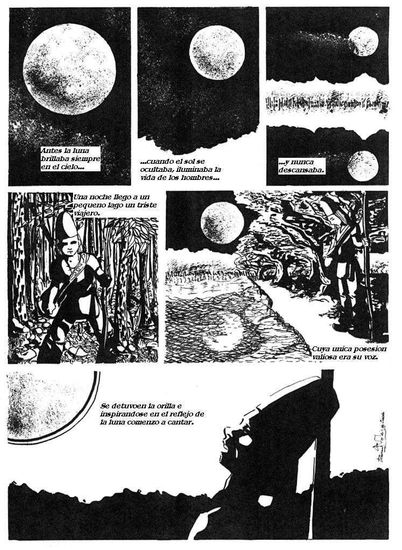 Historieta (comic) Luna pag1 