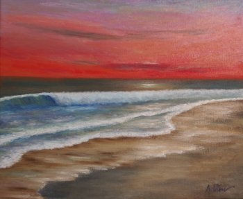 Atardecer Oil Canvas Landscaping