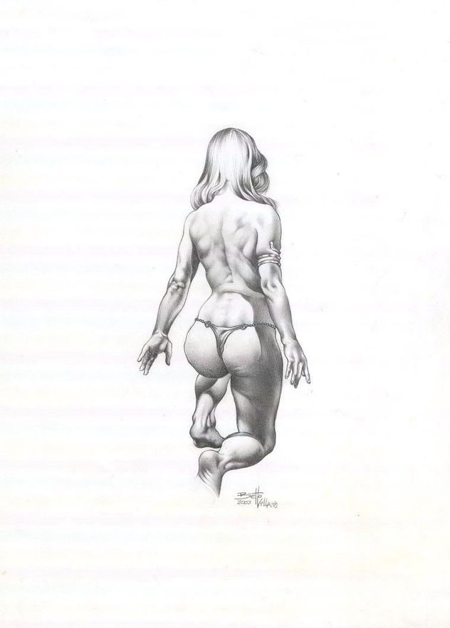 desnudo de espaldas