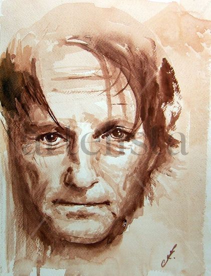 alpinista Watercolour Paper Portrait