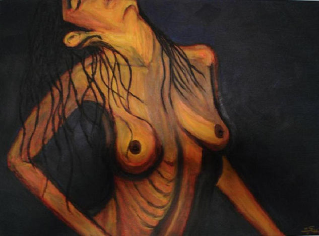 Figura Mujer I Oil Canvas Nude Paintings