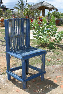 Silla azul