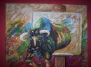 Toro furioso.