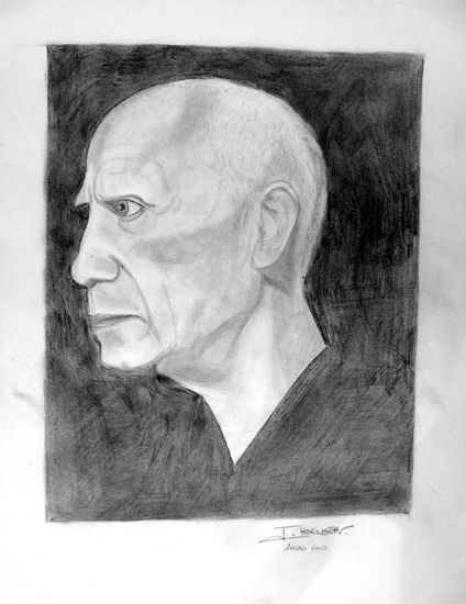 Retrato Picasso Lápiz