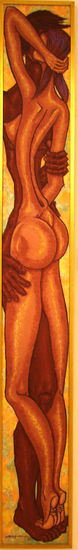 Amor-Embeleso Oil Canvas Figure Painting