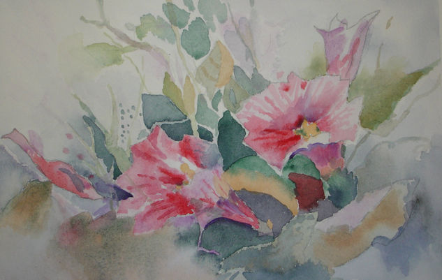 CAMPANILLAS Watercolour Paper Floral Painting