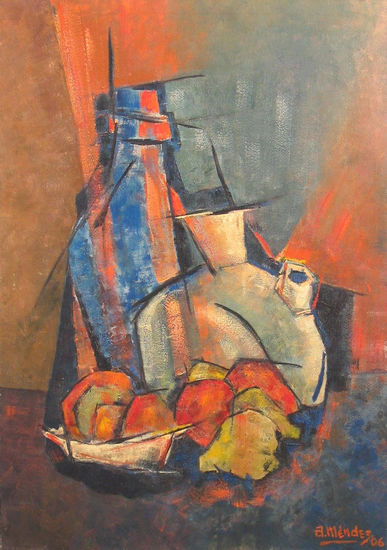 Entre luces y recuerdos Acrylic Canvas Still Life Paintings