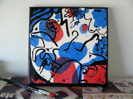 Jinete de Vasily Kandinsky