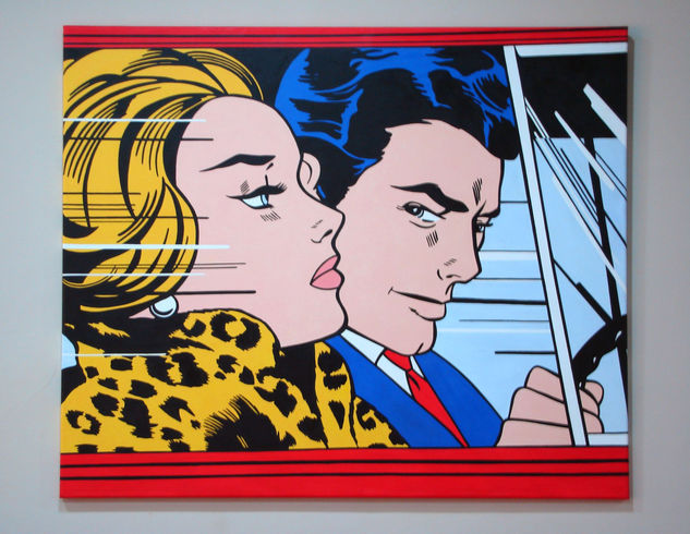 In the car de Roy Liechtenstein 