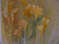 reflejos florales en amarillo
