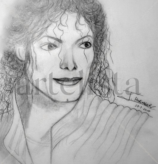 Retrato Michael Jackson Pencil