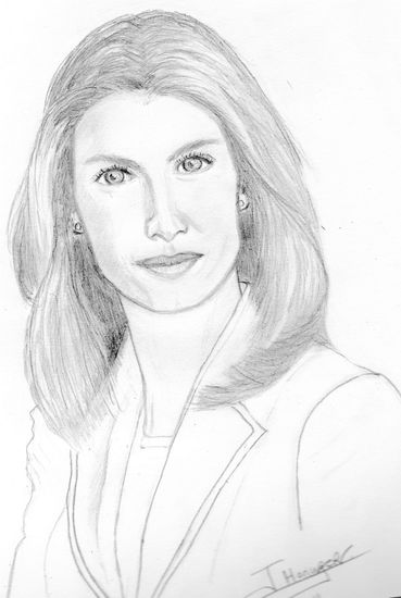 Retrato Princesa Letizia Pencil