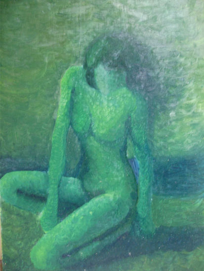 Penélope Oil Panel Nude Paintings