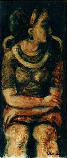 MUJER SENTADA