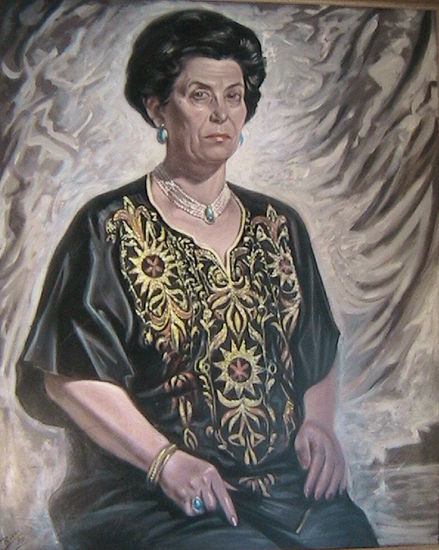 PEPITA RIVAS (La madre del artista) Oil Canvas Portrait