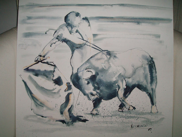 torero Tinta Tabla Figura