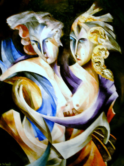 Amor femenino Oil Canvas Figure Painting