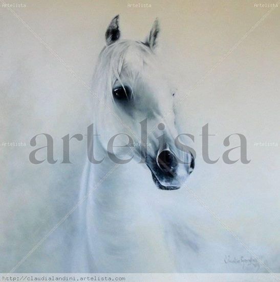 Blancura II Oil Canvas Animals