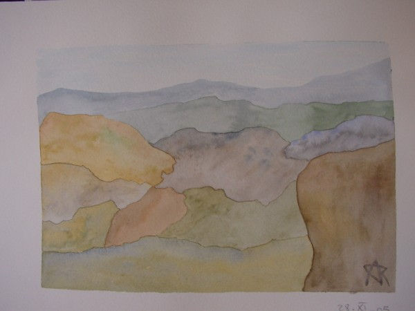 Entre montañas Watercolour Paper