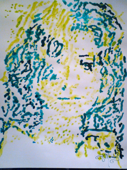 Manchas verde jade