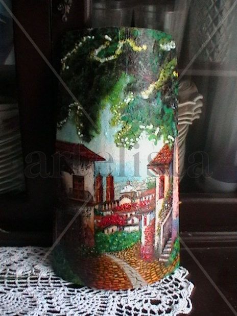 Teja decorada