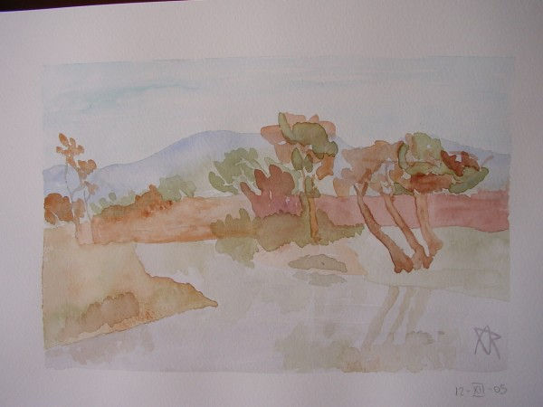 Paisaje XII Watercolour Paper